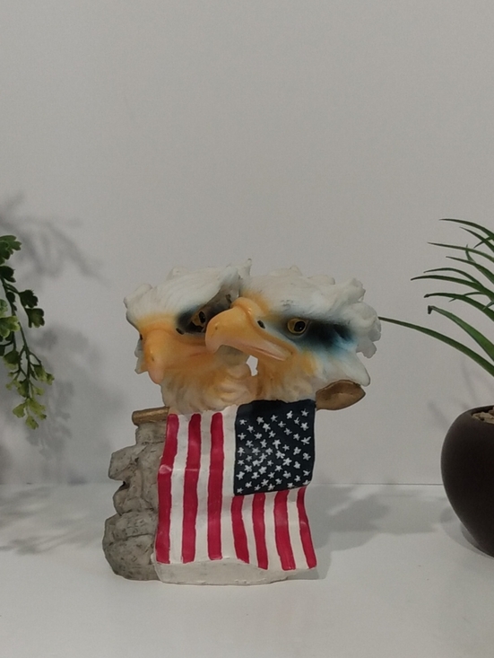 Other - Patriotic Double Eagle Statue with American Flag